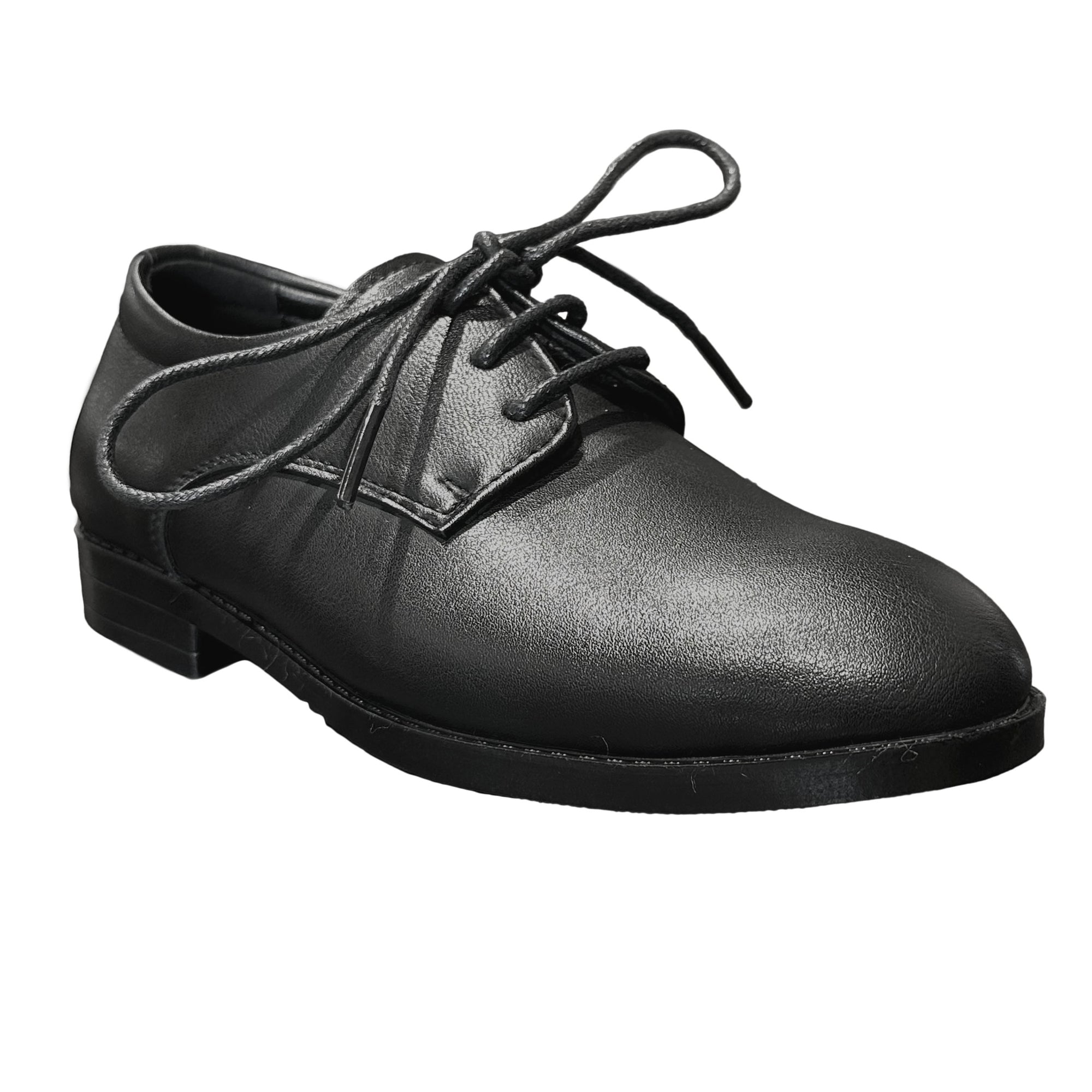 Boys Matte Black Shoes - AK2