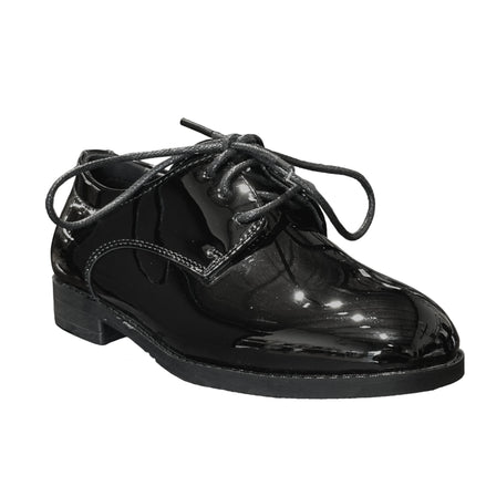 Boys' Patent Black Shoes - AK2