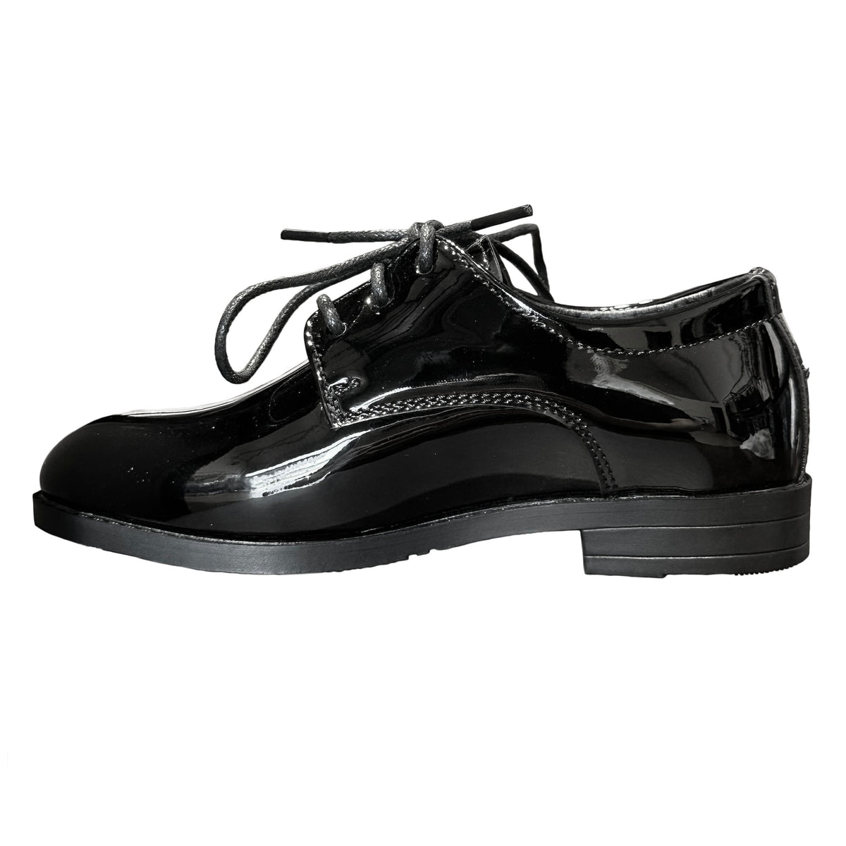 Boys Patent Black Shoes - AK2