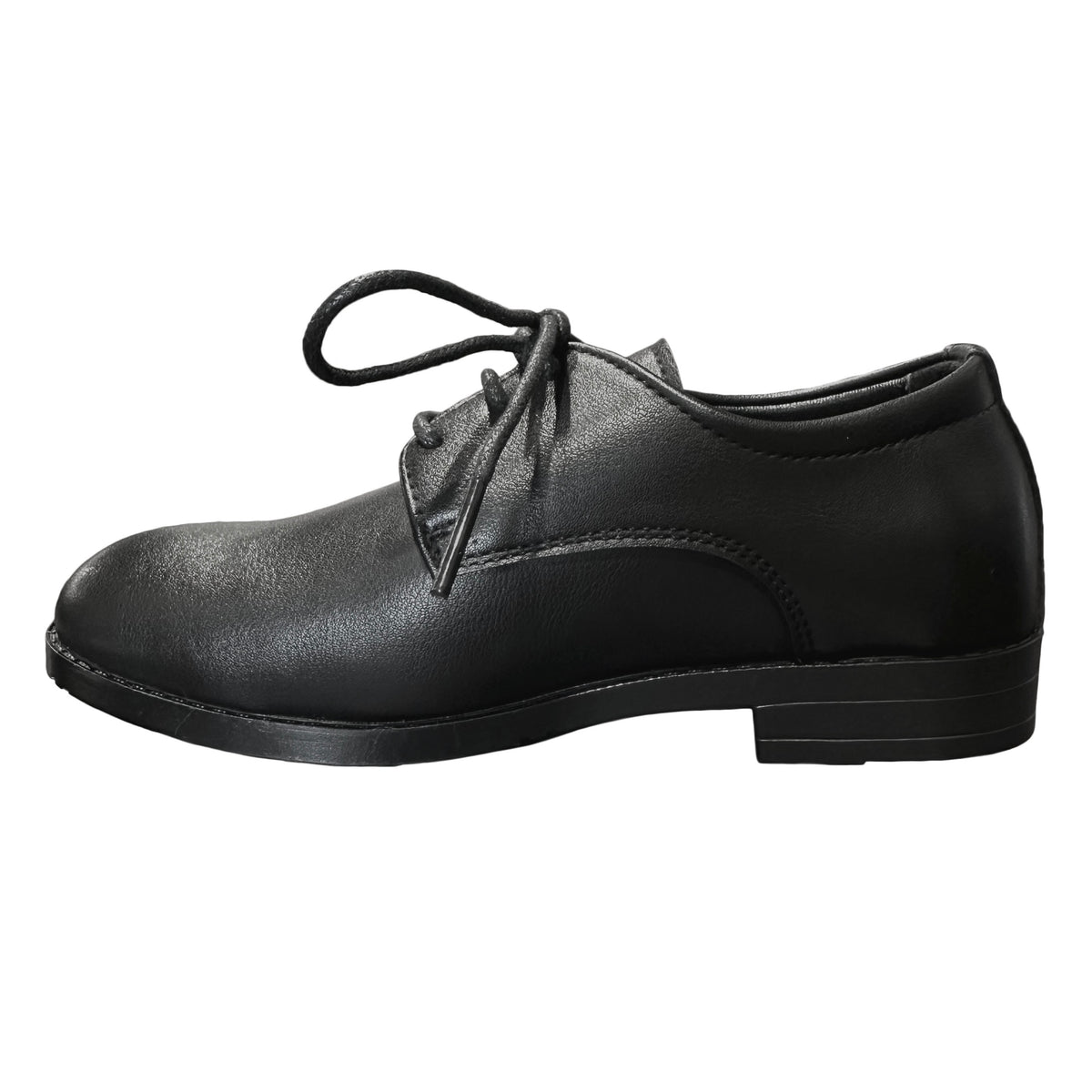Boys Matte Black Shoes - AK2