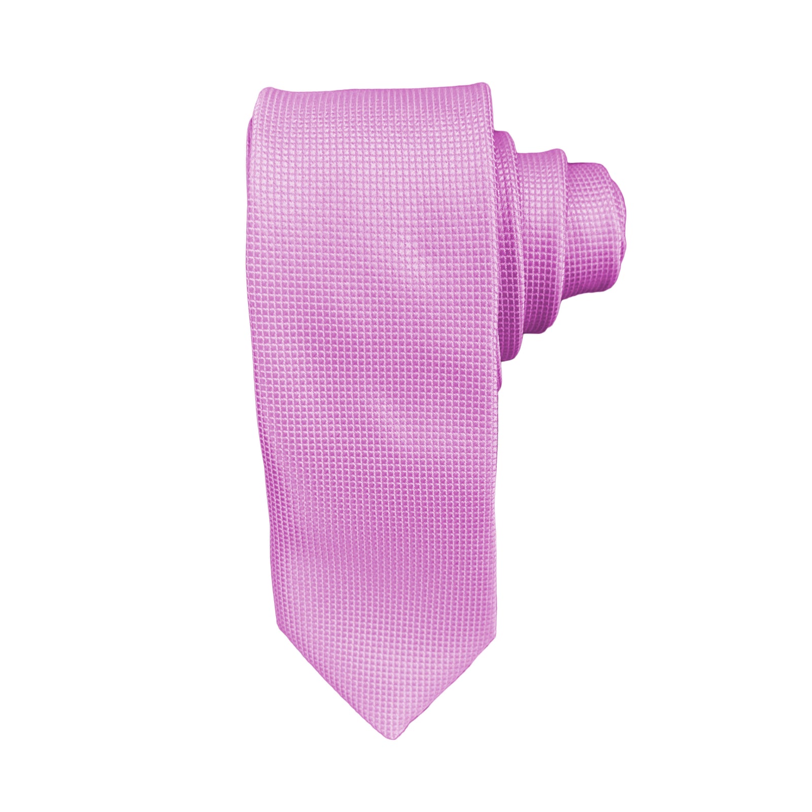 Men Slim Tie - Pink Texture