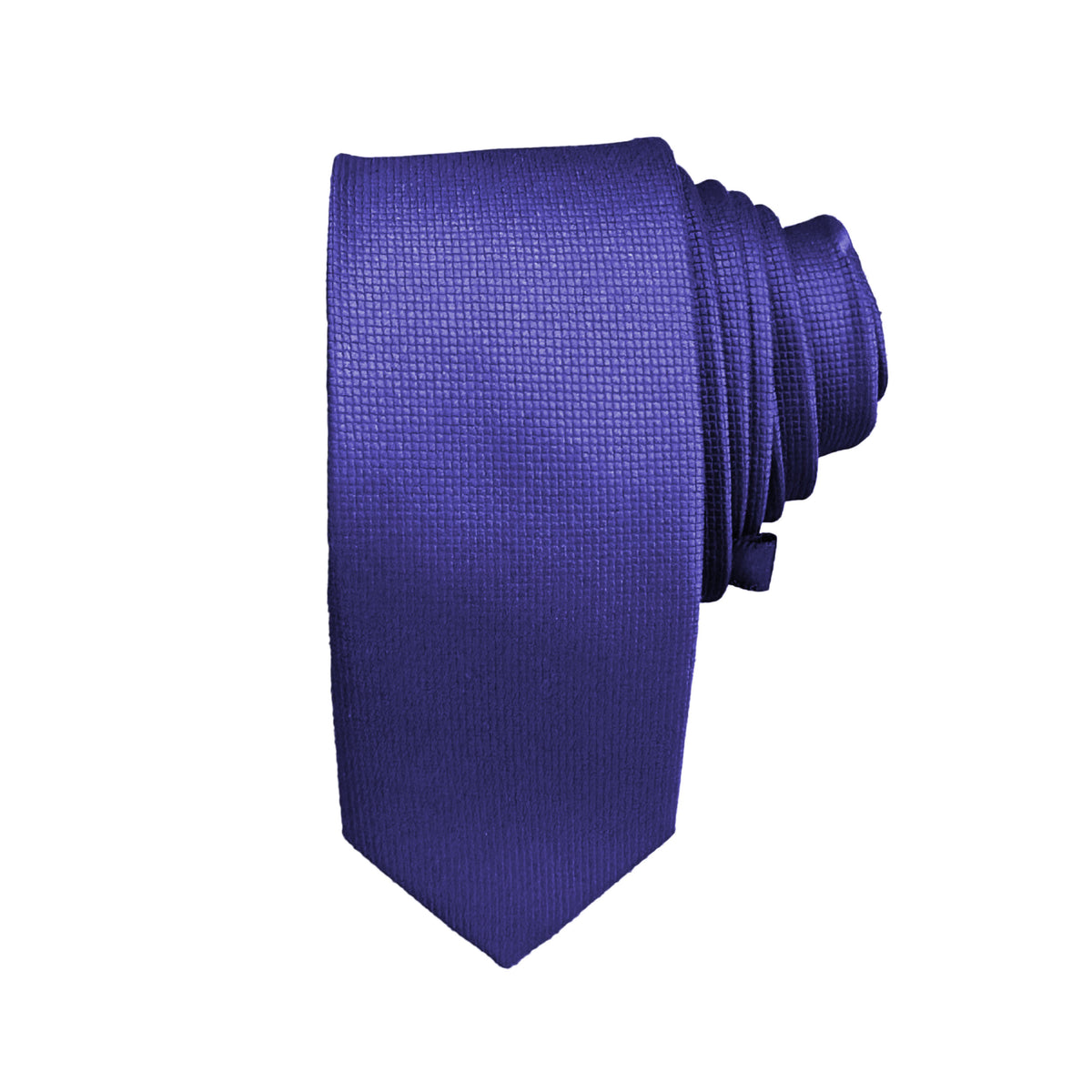 Men Slim Tie - Purple Texture
