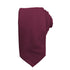Men's Tie - Maroon Cotton