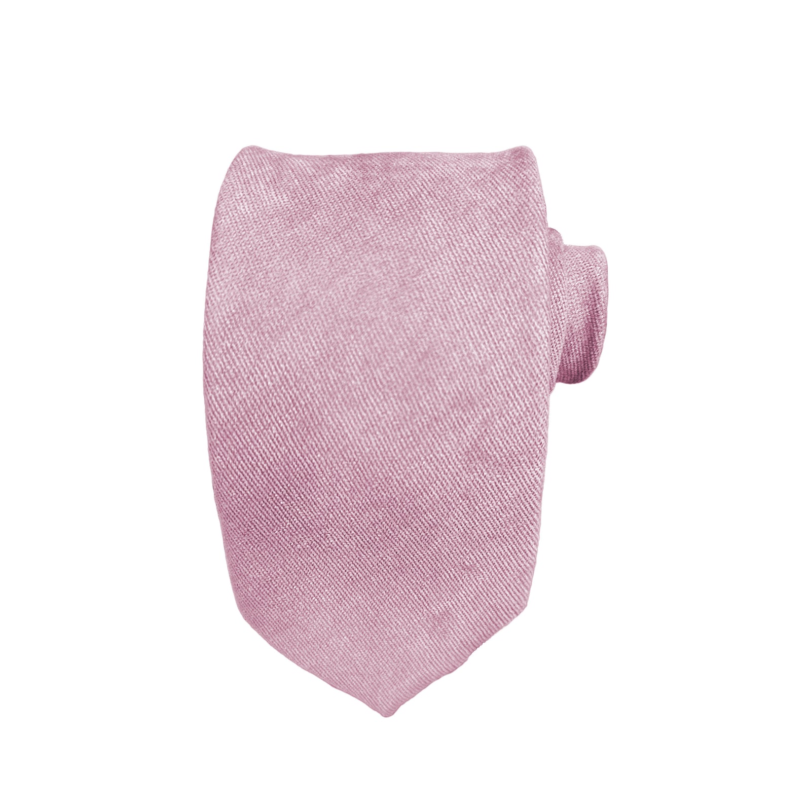 Mens Ties - Dusty Pink Cotton
