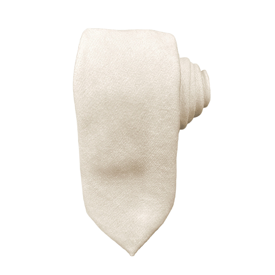 Men's Tie - Ivory Cotton