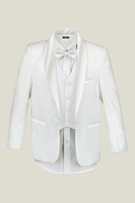 Boys' Arctic White Tuxedo