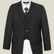 Boys' Jet Black Suit