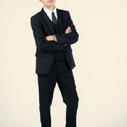 Boys' Jet Black Suit