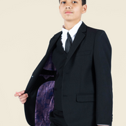 Boys' Jet Black Suit