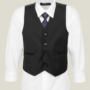 Boys' Jet Black Suit