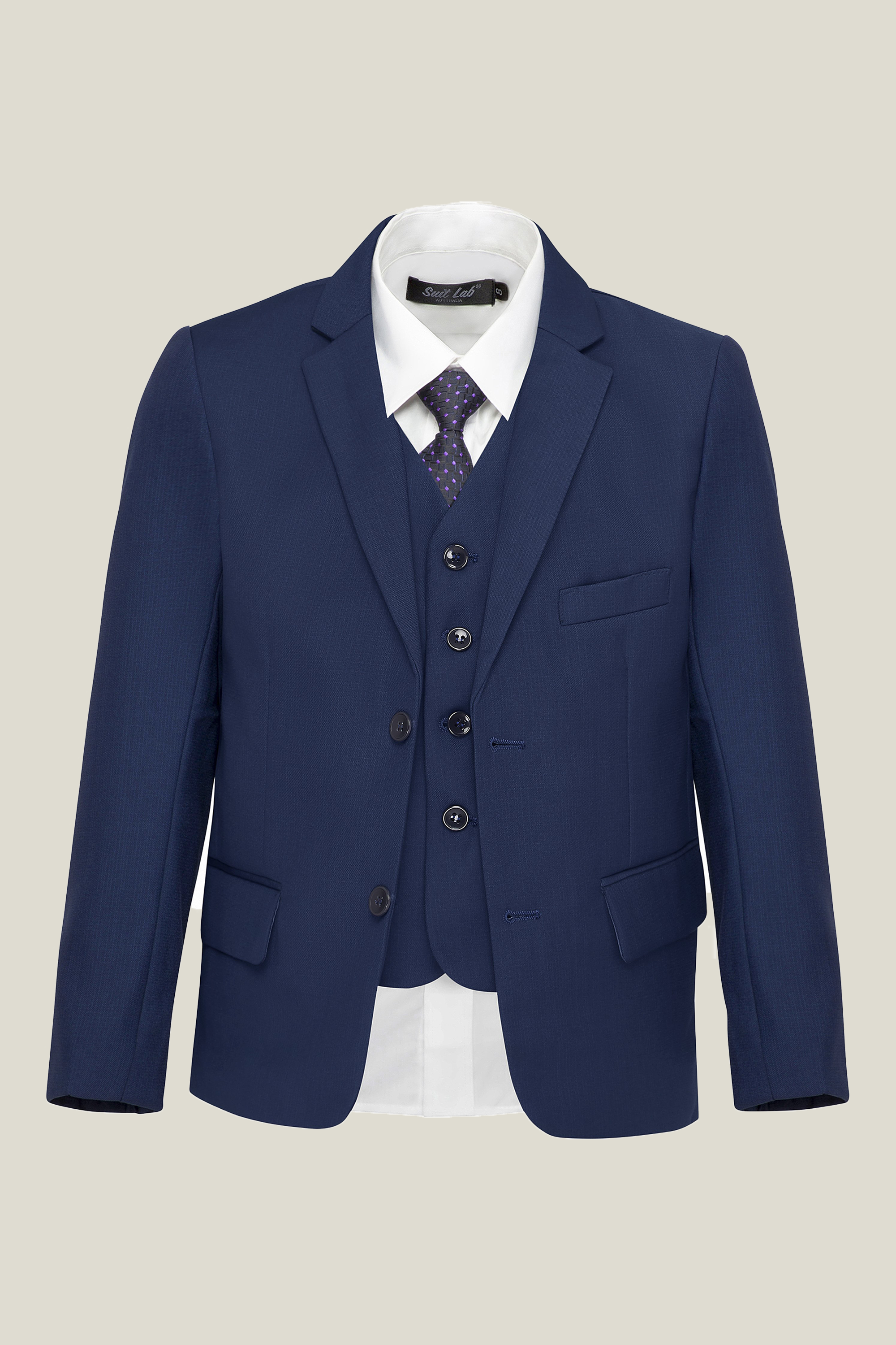 Boys' Midnight Dark Navy Suit