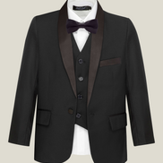 Boys' Noir Black Tuxedo