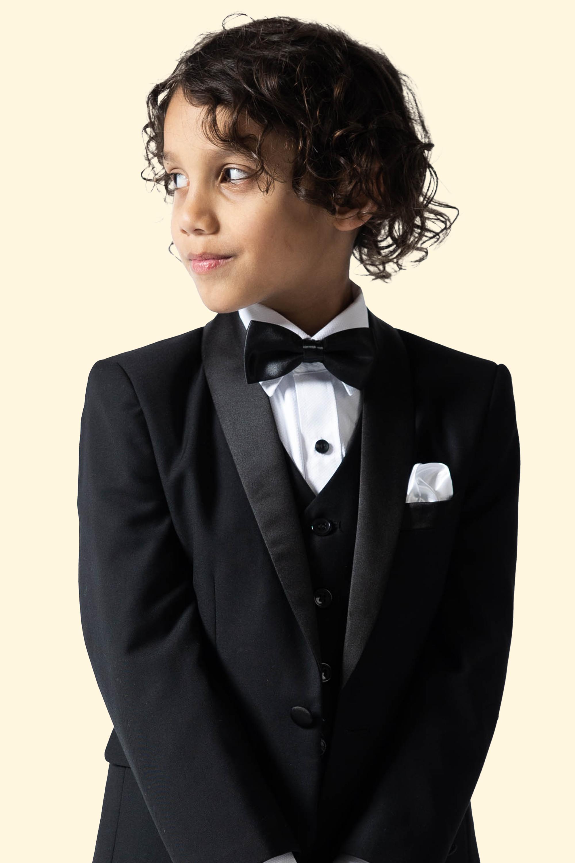 Boys' Noir Black Tuxedo