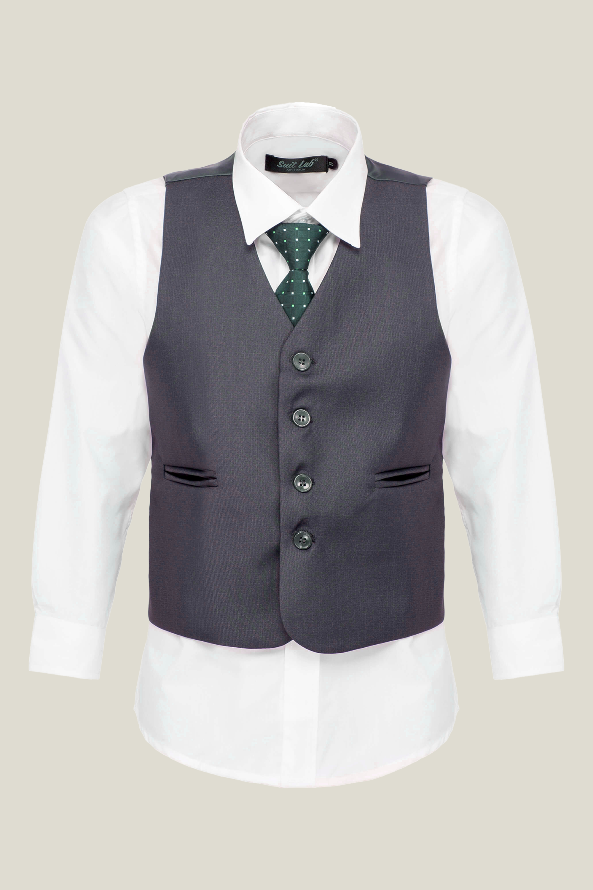 Boys' Graphite Grey Suit