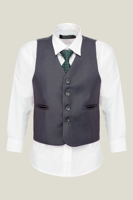 Boys' Charcoal Grey Vest