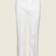 Boys' Pearl White Tuxedo + Off White Pants