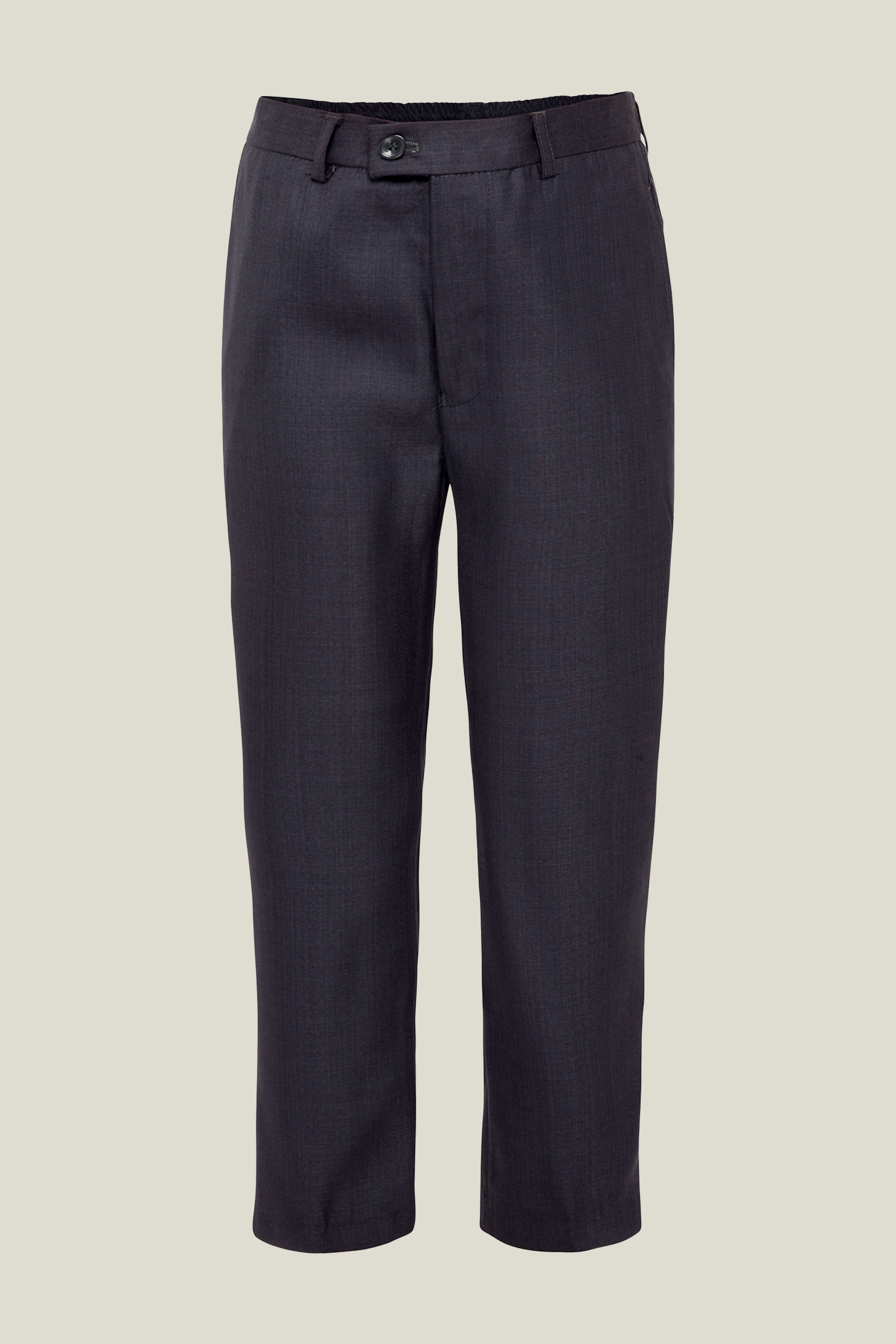 Boys Steel Blue Grey Trousers
