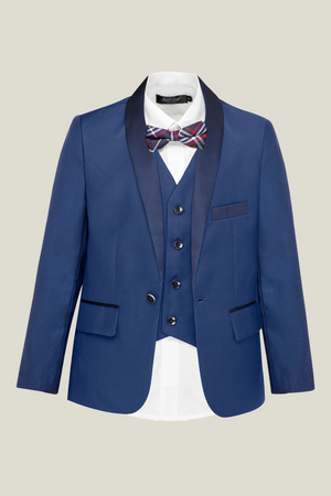 Boys Matte Navy Tuxedo