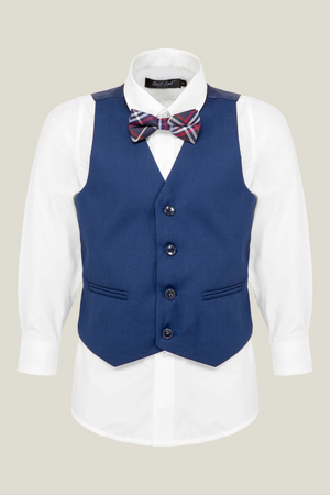 Boys Matte Navy Tuxedo