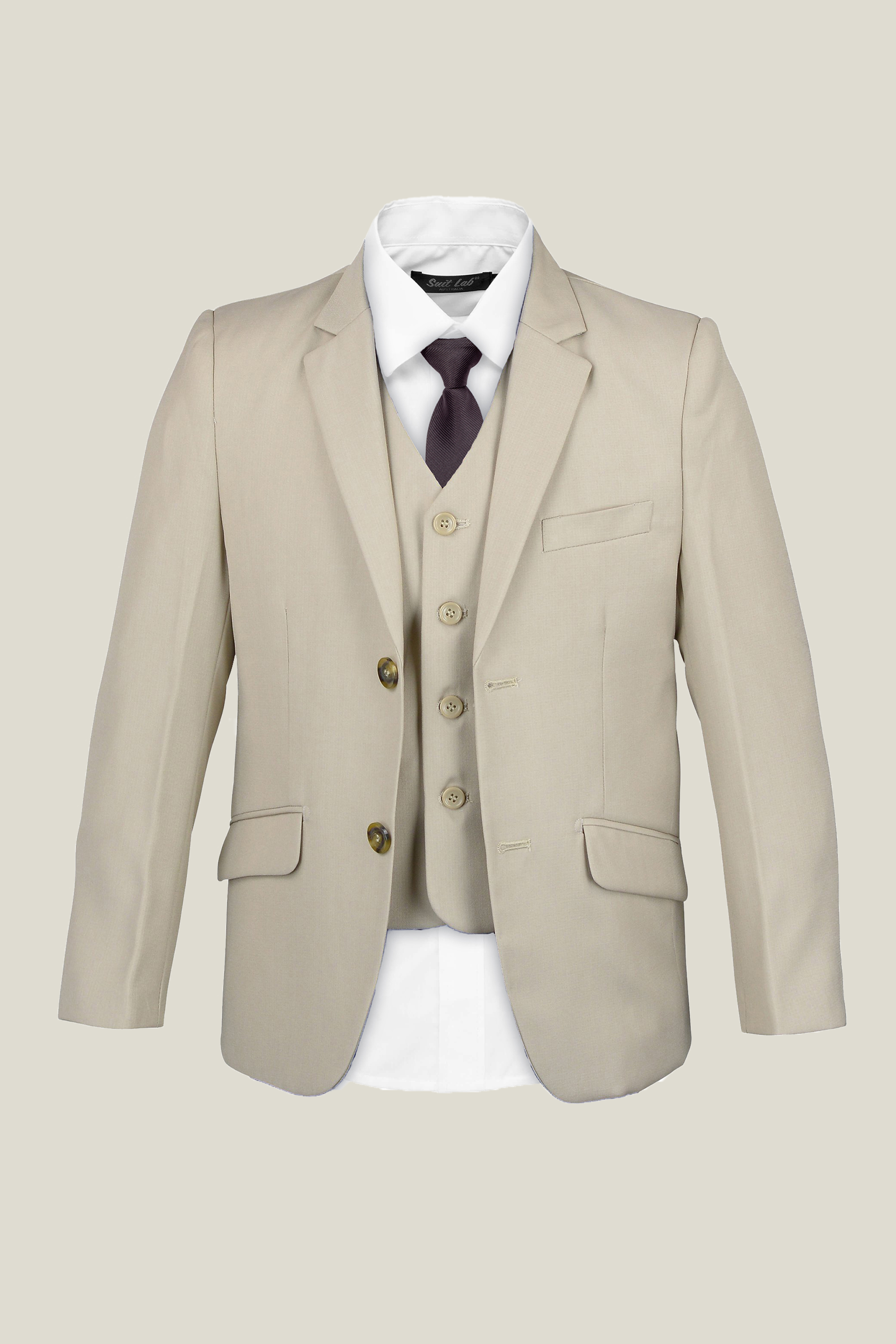 Boys' Sahara Beige Suit