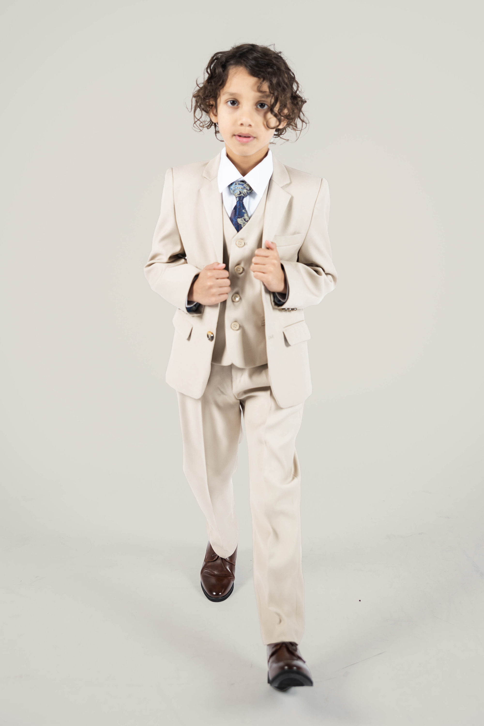 Boys' Sahara Beige Suit