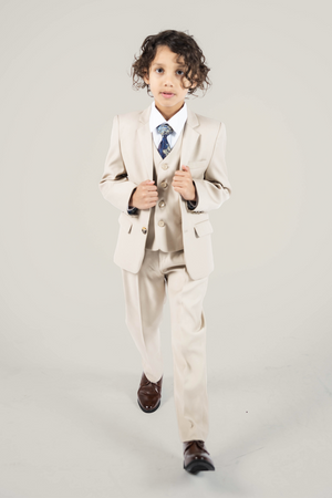 Boys Beige Suit