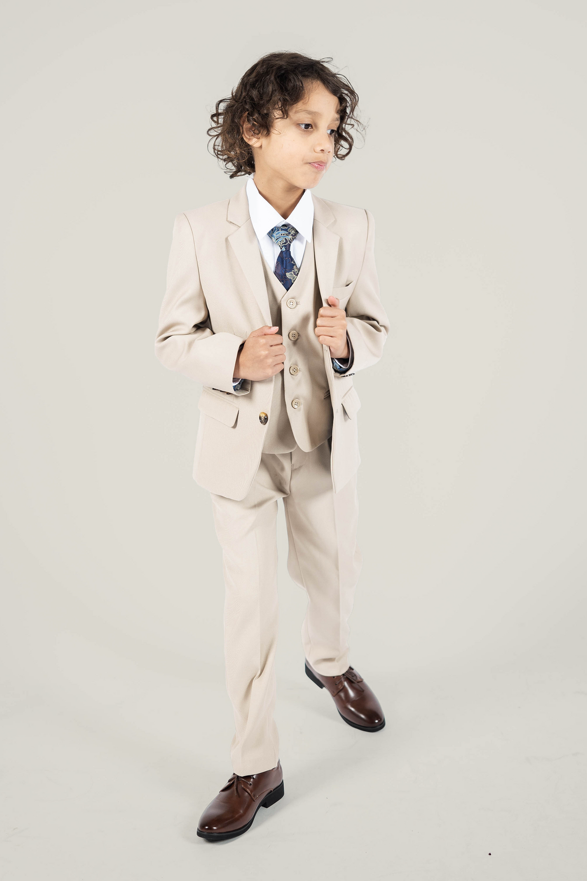 Boys' Sahara Beige Suit