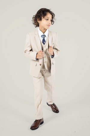 Boys Beige Suit