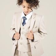 Boys' Sahara Beige Suit