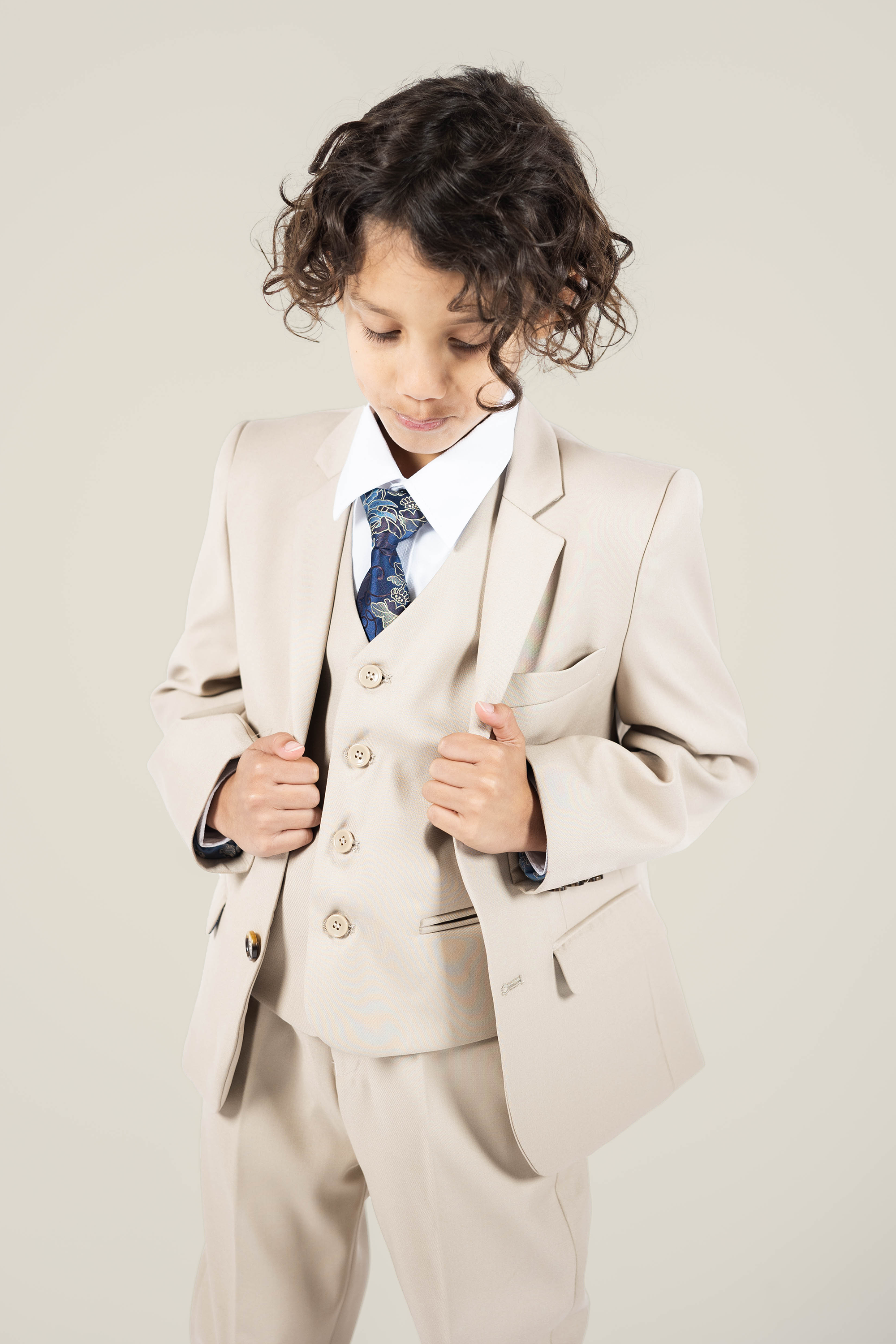 Boys' Sahara Beige Suit