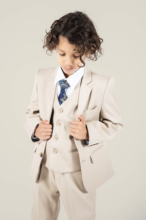 Boys Beige Suit