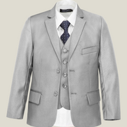 Boys' Bone Grey Suit