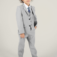 Boys' Bone Grey Suit