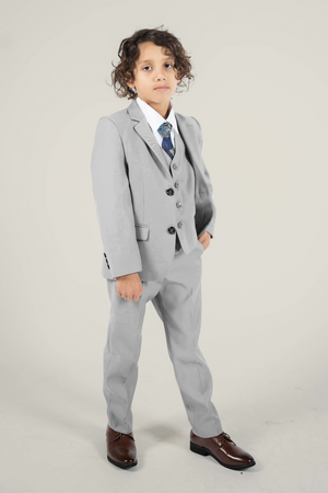 Boys Bone Grey Suit