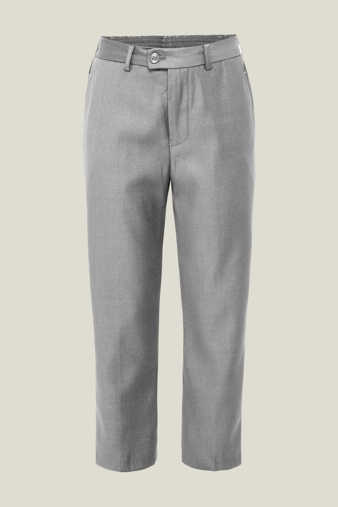 Boys' Bone Grey Trousers