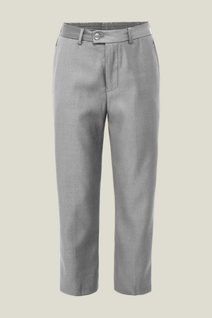 Boys Bone Grey 4-Piece Waistcoat Set
