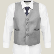 Boys' Bone Grey Suit