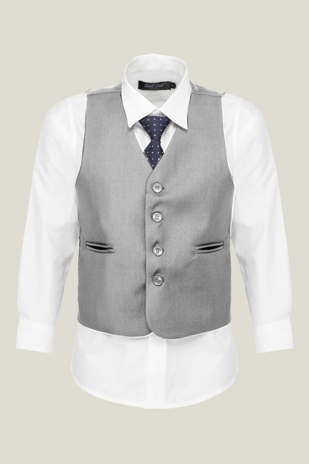 Boys' Bone Grey Suit