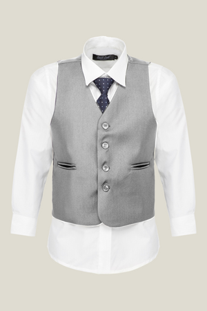 Baby 2025 grey waistcoat