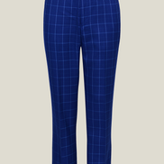 Boys' Royal Blue Checkered Suit