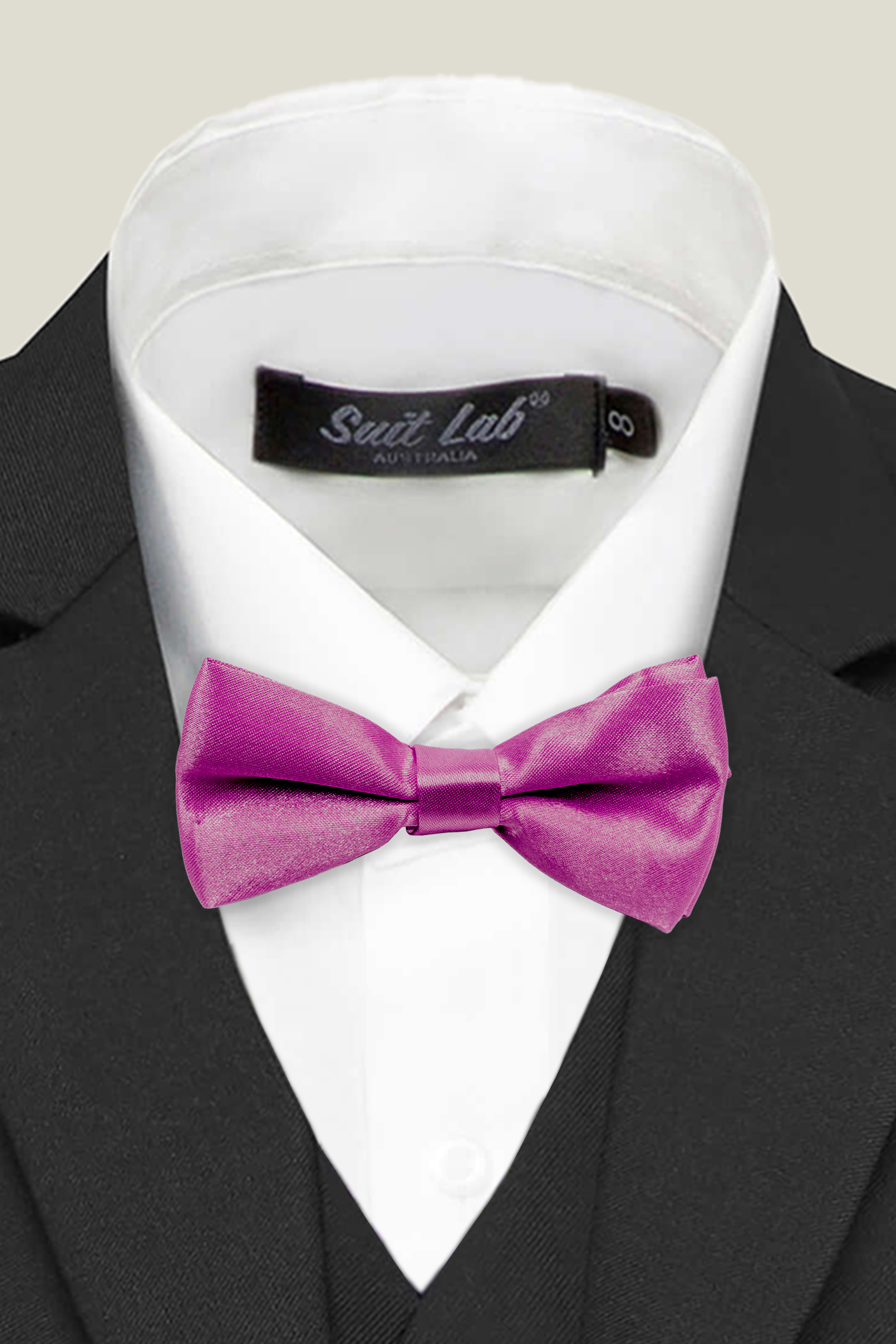 Boys Bow Tie - Plum