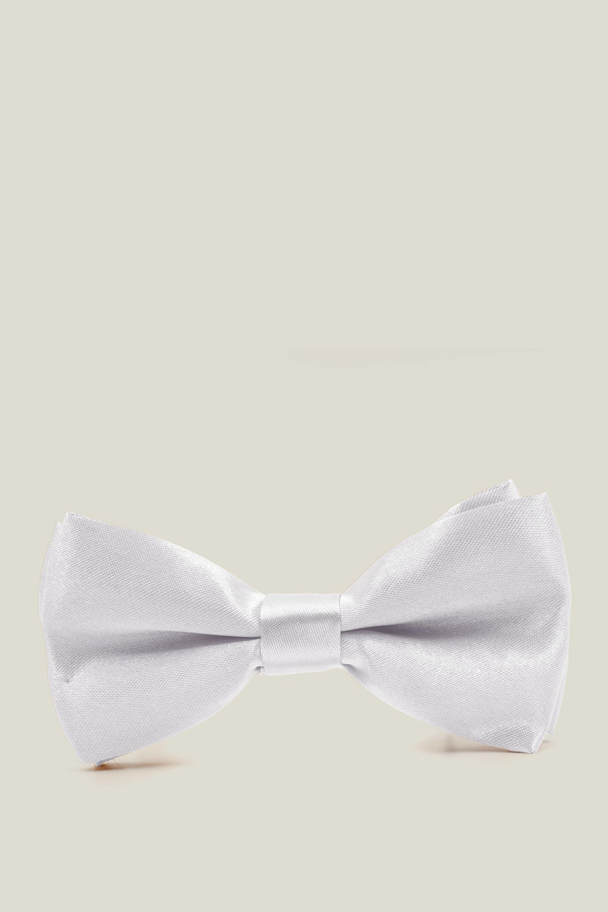 Boys Bow Tie - Silver