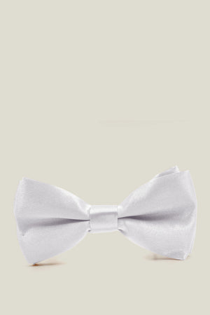 Boys Bow Tie - Silver