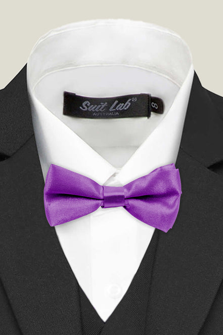 Boys' Bow Tie - Violet Purple