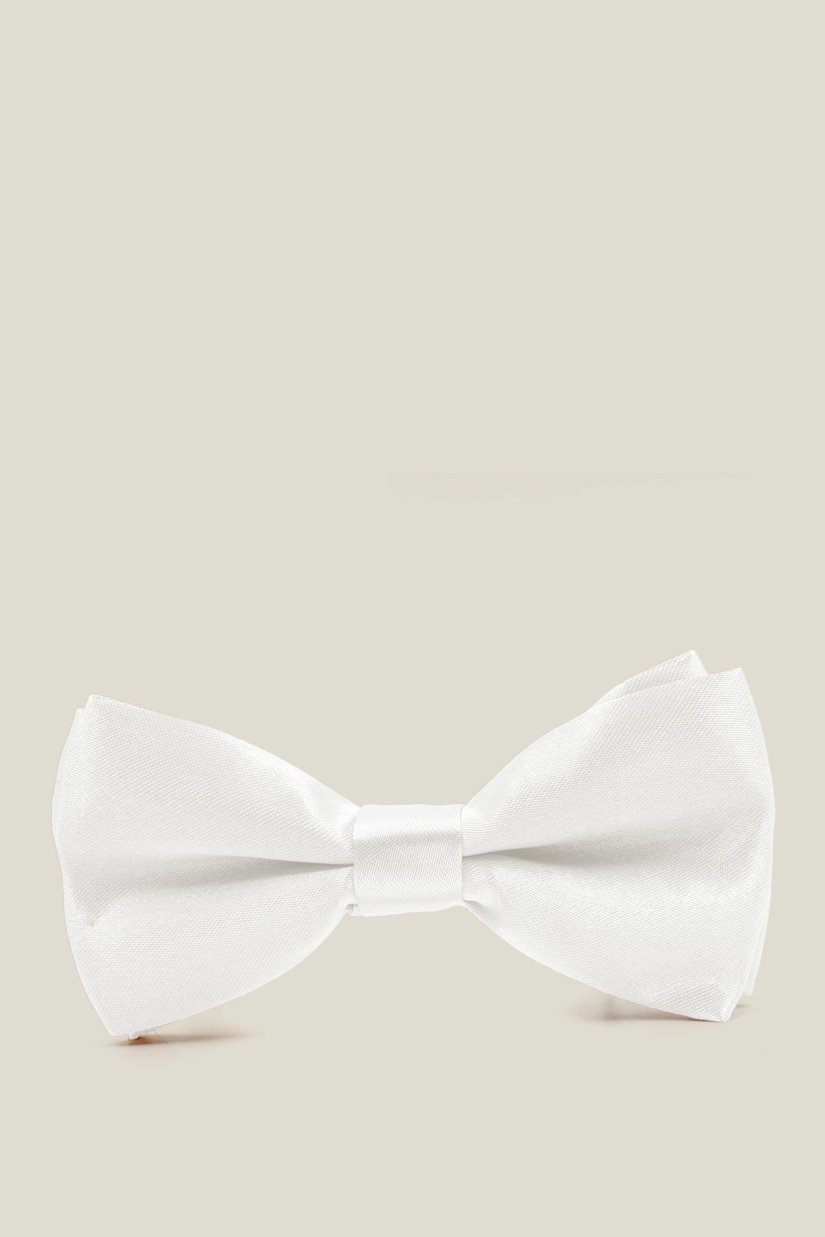 Boys Bow Tie - White