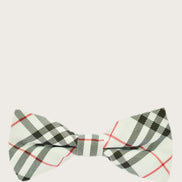 Boys' Bow Tie - White Checkered