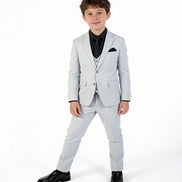 Boys' Cloud Grey Suit