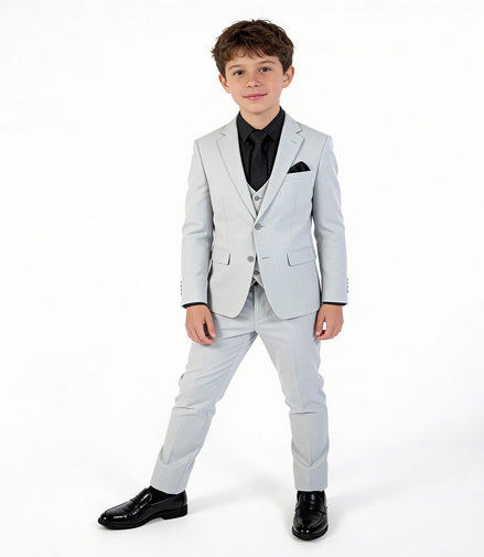 Boys' Cloud Grey Suit