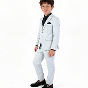 Boys' Cloud Grey Suit