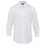 Boys White Textured Formal Shirt with White Buttons